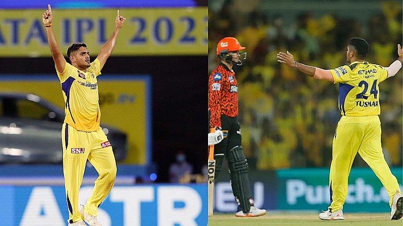 CSK vs SRH: तुषार देशपांडे की धुआंधार गेंदबाजी से थर-थर कांपे बल्लेबाज़!....