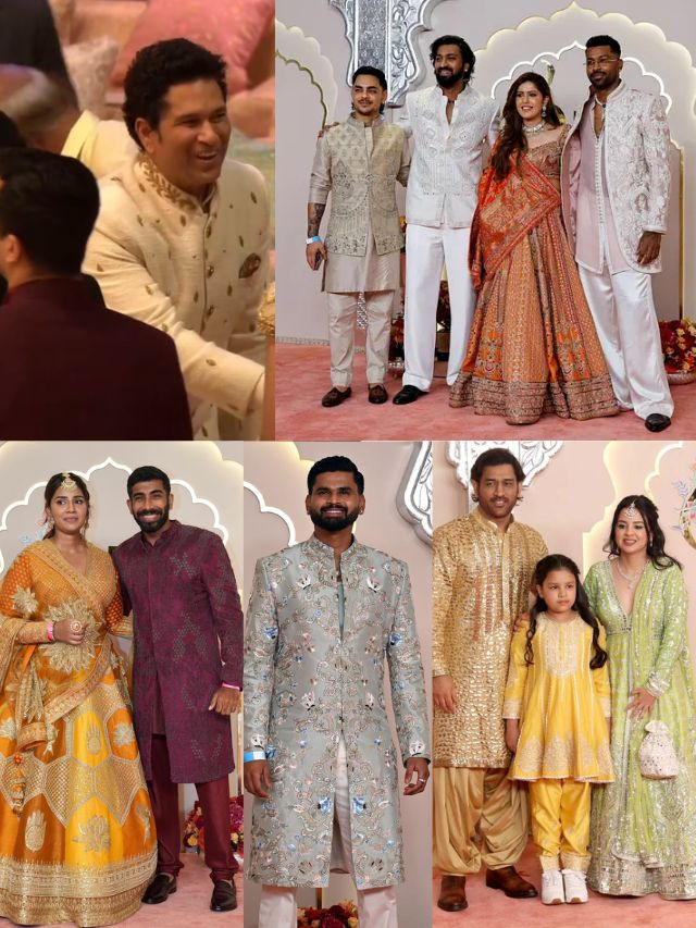 Cricketers In Anant And Radhika Wedding: मॉडल से कम नहीं इंडियन क्रिकटर्स, अनंत-राधिका की शादी में दिखाए फैशनेबल लुक