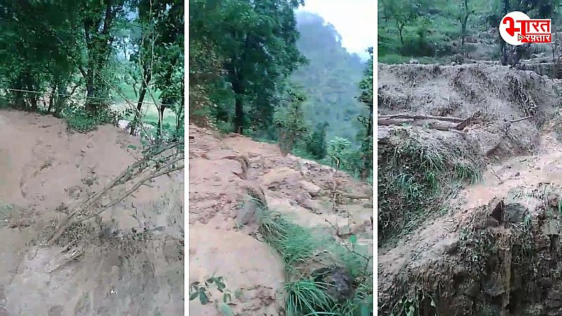 Rudraprayag News: केदारघाटी के रुमसी में फटा बादल, क़ृषि भूमि तबाह, स्कूल को जाने वाला रास्ता ध्वस्त