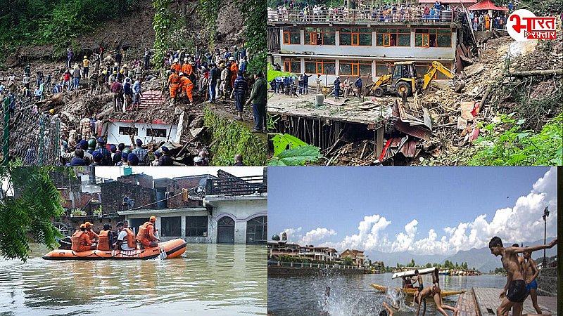 मौसम की करवट से बढ़ी टेंशन,  राजस्थान में बाढ़ से तबाही तो उत्तराखण्ड-हिमाचल में खिसकी जमीन, जानें बाकी राज्यों का हाल