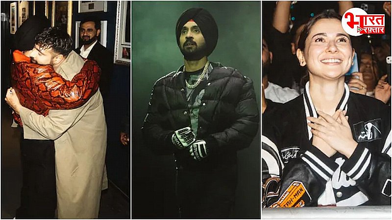 Diljit Dosanjh के कॉन्सर्ट में पाकिस्तानी रूमर्ड गर्लफ्रेंड संग पहुंचे रैपर बादशाह? Photo Viral